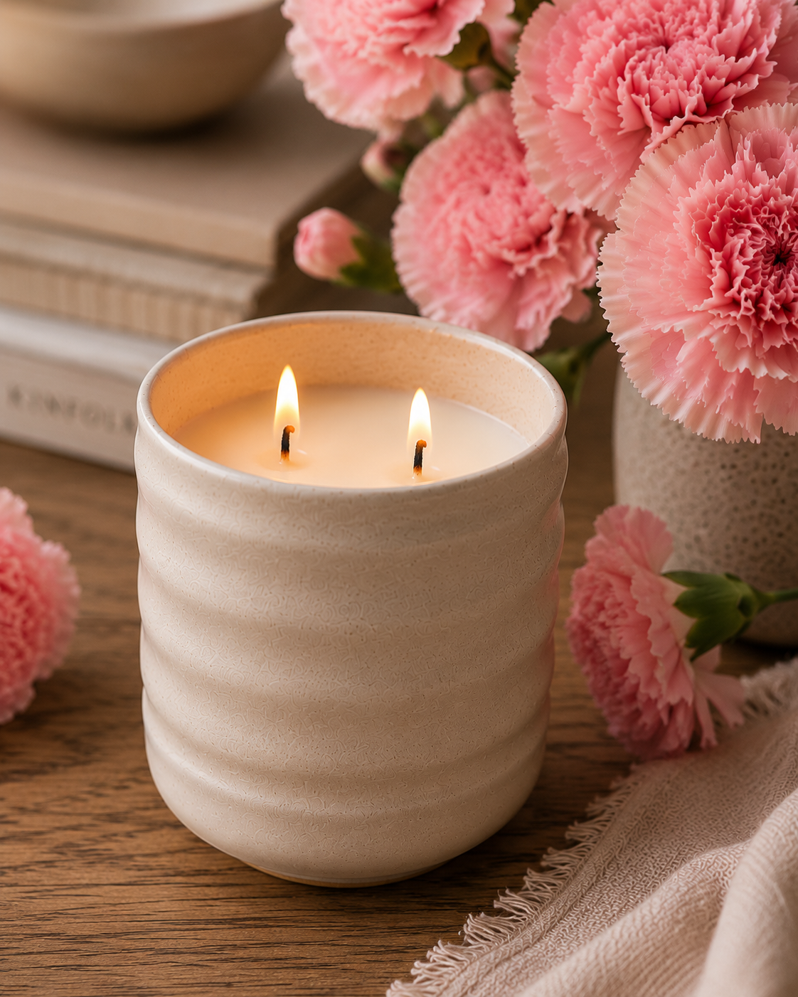 Off White Everyday Candle