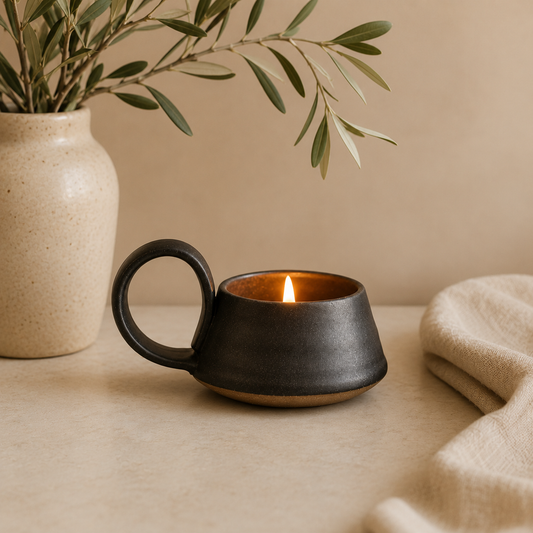 Black Tea Lite Candle